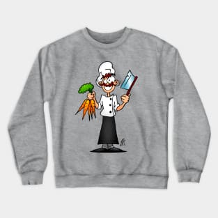 The vegetarian chef Crewneck Sweatshirt